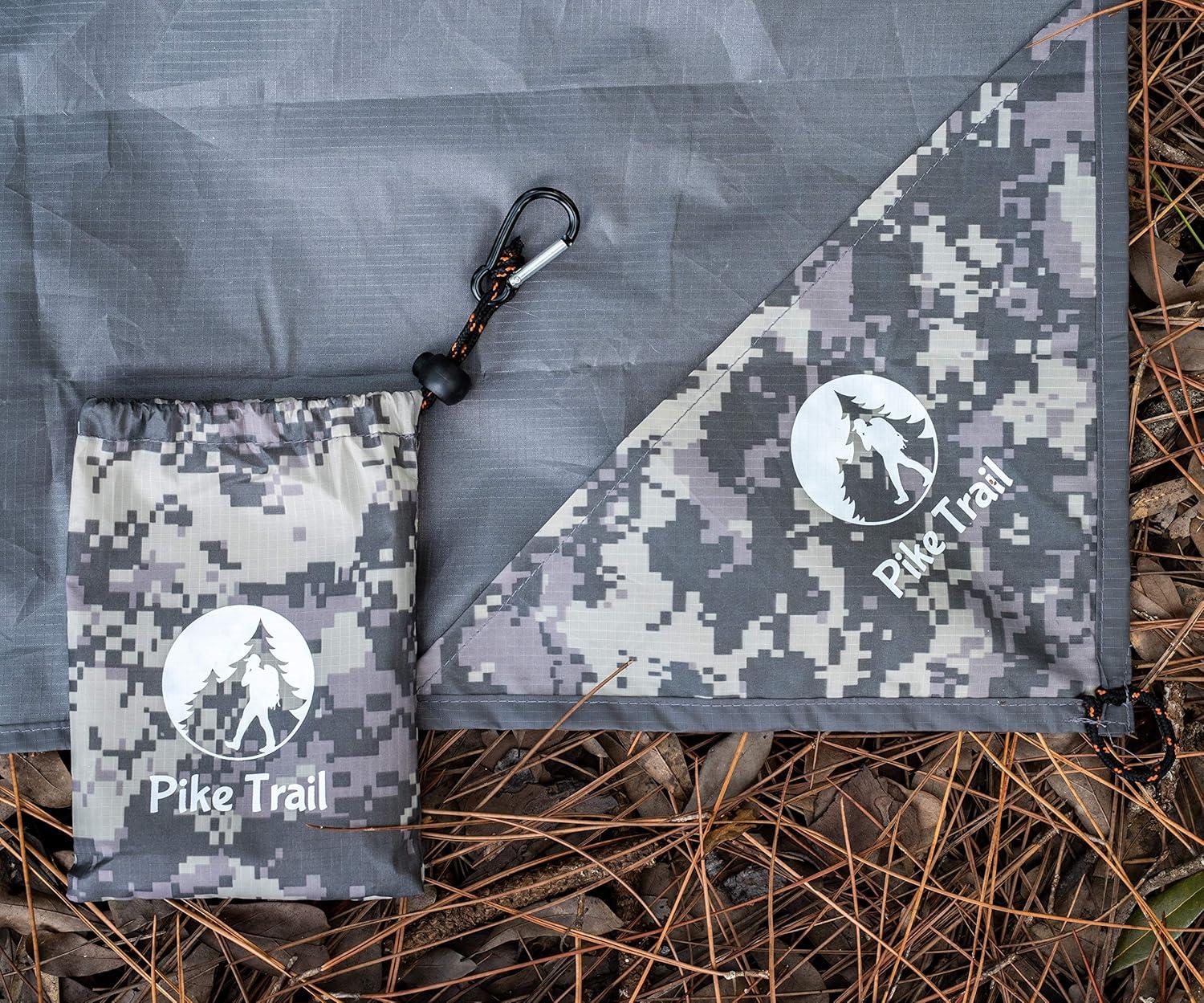 imagePike Trail Pocket Beach Blanket 60 in X 56 in Lightweight Sand Proof Picnic Blankets Compact Outdoor Blankets Waterproof Pocket Blanket for Hiking Camping Picnics Travel and Beach TripsDigital Camo