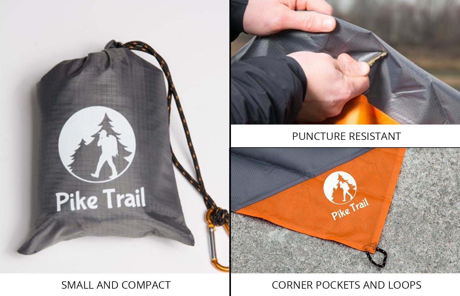 imagePike Trail Pocket Beach Blanket 60 in X 56 in Lightweight Sand Proof Picnic Blankets Compact Outdoor Blankets Waterproof Pocket Blanket for Hiking Camping Picnics Travel and Beach TripsDigital Camo