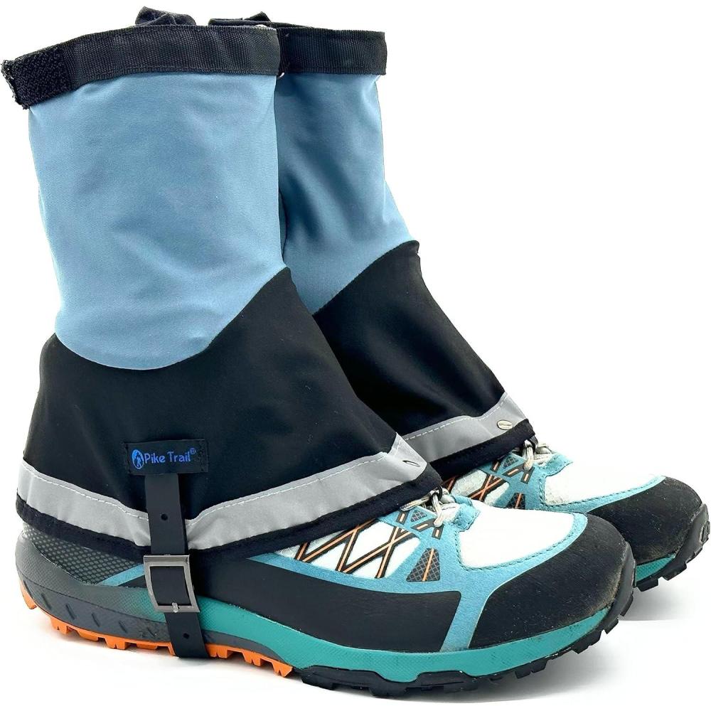 imagePike Trail Mid Length Gaiters for Hiking in Mud Sand and Snow Running Hunting Mountain Climbing or Walking