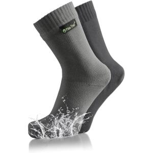 Pike Trail – Breathable, Waterproof Socks Ideal Hiking, Trekking, Wading, Fishing and Camping Essentials(Overcast Grey)
