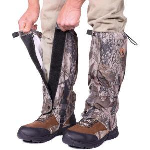 Pike Trail Adjustable Leg Gaiters – Lightweight, Waterproof – Leg Guards for Men & Women – Hiking Essentials Ideal for Hunting, Trekking & Fishing – 1 Pair(Hidden Timber Camo)