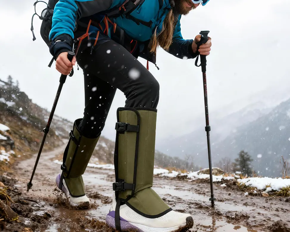 Guêtres de Randonnée et Bâtons de Trekking