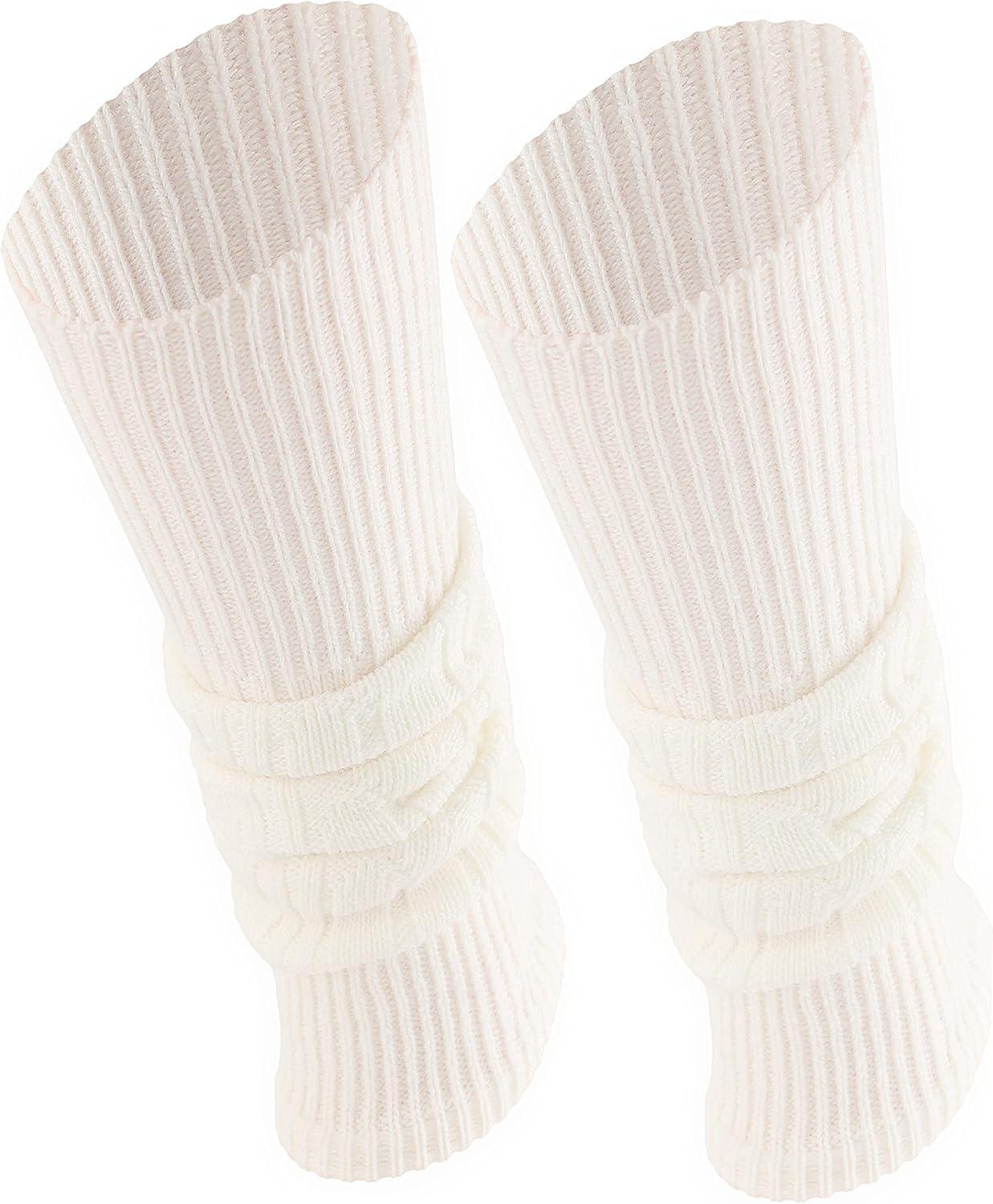 imageTODO Jambires Gutres Femme en Laine douces souples pour lhiver quand il fait froidBlanc