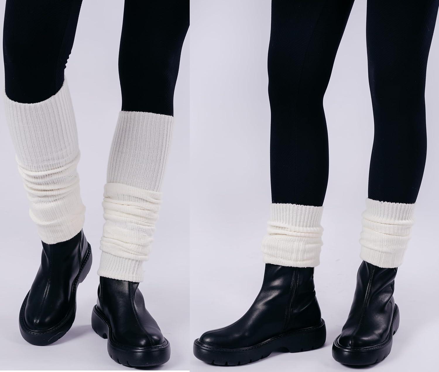 imageTODO Jambires Gutres Femme en Laine douces souples pour lhiver quand il fait froidcru
