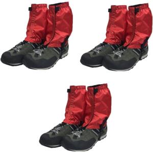 BESPORTBLE 3 Paires Guêtres Anti-déchirure Jambières De Serpent Guêtres De Marche Protège-chaussures Guêtres De Bottes D&rsquo;escalade Guêtre De Marche Voyage Amulette Protection Contre La Neige