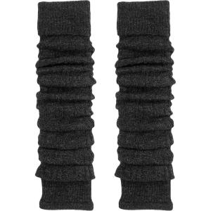 TODO Jambières Guêtres Femme en Laine – douces, souples – pour l&rsquo;hiver quand il fait froid.(Graphite)