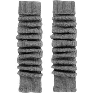 TODO Jambières Guêtres Femme en Laine – douces, souples – pour l&rsquo;hiver quand il fait froid.(Gris)