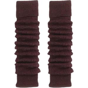 TODO Jambières Guêtres Femme en Laine – douces, souples – pour l&rsquo;hiver quand il fait froid.(Marron)