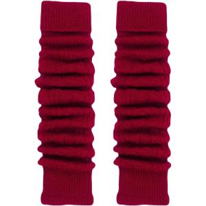 TODO Jambières Guêtres Femme en Laine – douces, souples – pour l&rsquo;hiver quand il fait froid.(Vin Rouge)