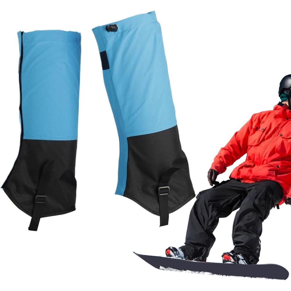 imageGutres de Protection pour Jambes  Impermables AntiSerpents Rsistantes aux Ronces  CouvreJambes Lger pour Neige Randonne Hiver t Chasse Escalade  Accessoires Outdoor Hommes FemmesBleu