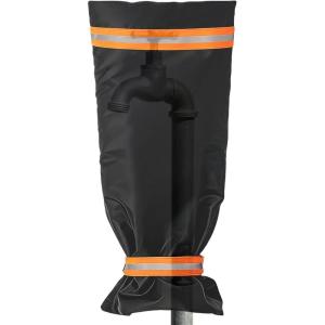 Chaussettes protectrices grand modèle pour tuyaux | Housse isolante robinet extérieur anti gel | Étanche réutilisable tissu Oxford coton | Protection jardin pelouse ferme patio(Je te verrai)
