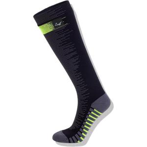 OTTERSHELL Chaussettes longueur genou étanches en laine mérino. Chaud et respirant. Tissu composite à 3 couches, anti-humidité pour la randonnée, la randonnée, le ski(Noir – L)