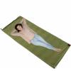 imageDoublure de sac de couchage en polaire couverture de randonne  fermeture clair drap de camping confortable avec sac de rangement drap de voyage en polaire pour sac  dos randonneVert kaki