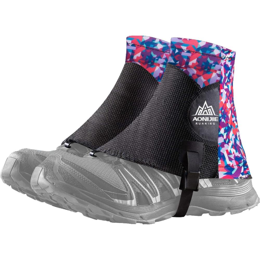 imageAzarxis Gutres Randonne Anti Sable Gutres Trail Basses Couvre Chaussures pour Homme Femme Course Trekking Running01 Violet