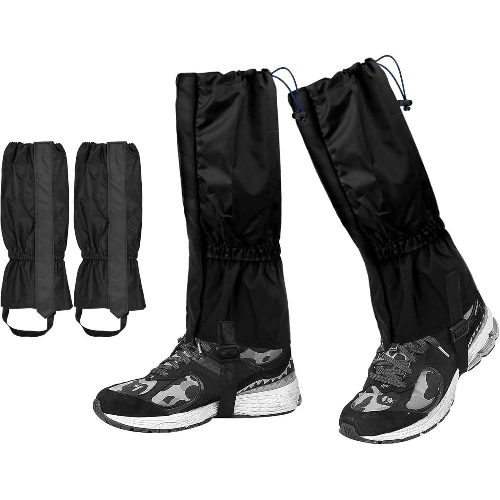 imageGutre Randonne Impermables Guetres Randonne Homme Femme Jambires de Protection Guetre Rando Gutres pour la Randonne Chasse Escalade Activits Extrieures Neige Pluie Boue Vent