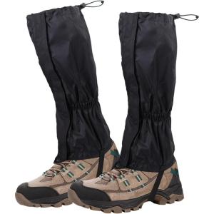 1 paire de guêtres de randonnée, guêtres d&rsquo;extérieur, guêtres de plein air, réglables et respirantes, protection pour la randonnée, l&rsquo;alpinisme, le ski