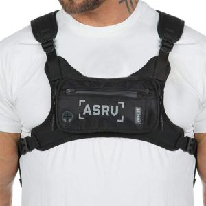 GAESHOW Sac de Poitrine pour Homme – Style Hip-hop – Réglable – Imperméable – pour la Course à Pied, Le Sport, la randonnée, Le Camping, Le Fitness, Les Voyages(Noir)