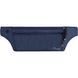 Ryaco Ceinture de Voyage Sac Banane avec Technologue RFID, Pochette de Securite Femme ou Homme pour Argents, Passeports, Carte Débit et Crédit et Smartphones – Noir(Bleu Foncé)