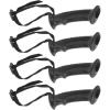 image:imageLot de 4 Poignes Droites en PVC Noir avec Dragonne pour Btons de Randonne 20 MM Accessoires Compatibles Trekking et Alpinisme Poigne de Bton de Marche Ergonomique Antichoc