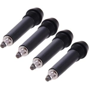Lot de 4 pointes en carbure de tungstène pour bâtons de marche, bâtons de trekking, bâtons de trekking, accessoires de rechange pour la randonnée, l&rsquo;escalade, la neige, la boue, la protection des