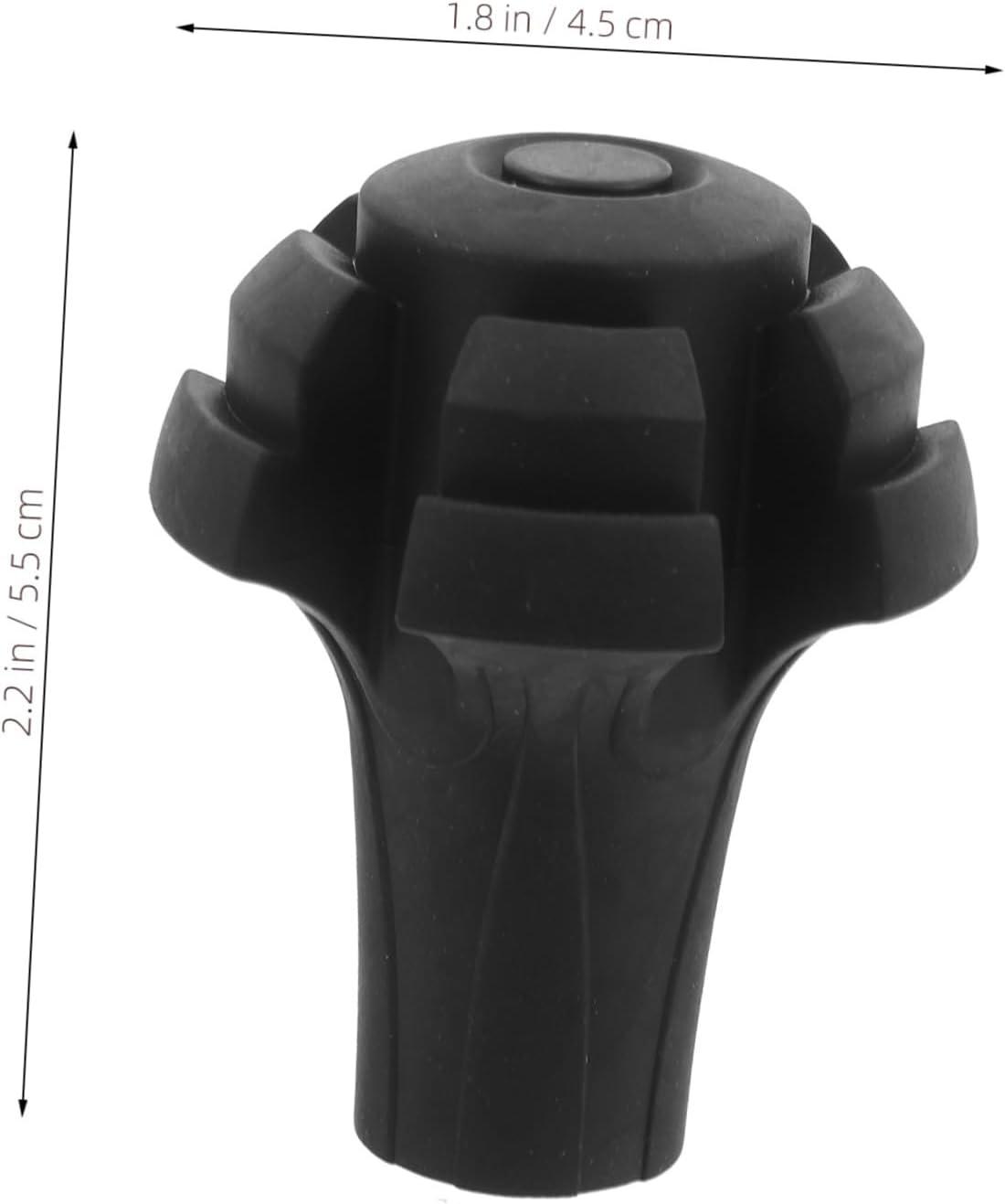 image:imageToyvian Embout Bton De Randonne Antidrapant en Caoutchouc Protection Pointe Btons Trekking Amortisseur Chocs Accessoires Randonne Facile Installer