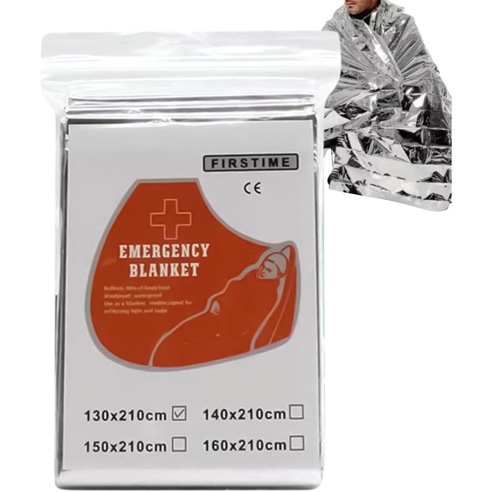 image:imageCouverture de Survie  Protection Isotherme pour Le CampingCouverture durgence Rflective et Pliable pour Randonne Camping et Situations durgence