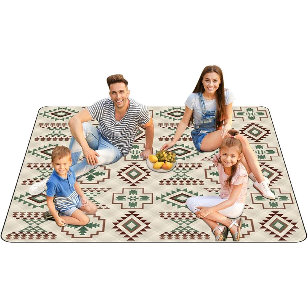 image:imageCouvertures de Plage extrieures Couverture de PiqueNique Pliable  Couverture de Plage tanche  Taping Camping Syer Lavable  schable  lpreuve des intempries pour Les Aventures de