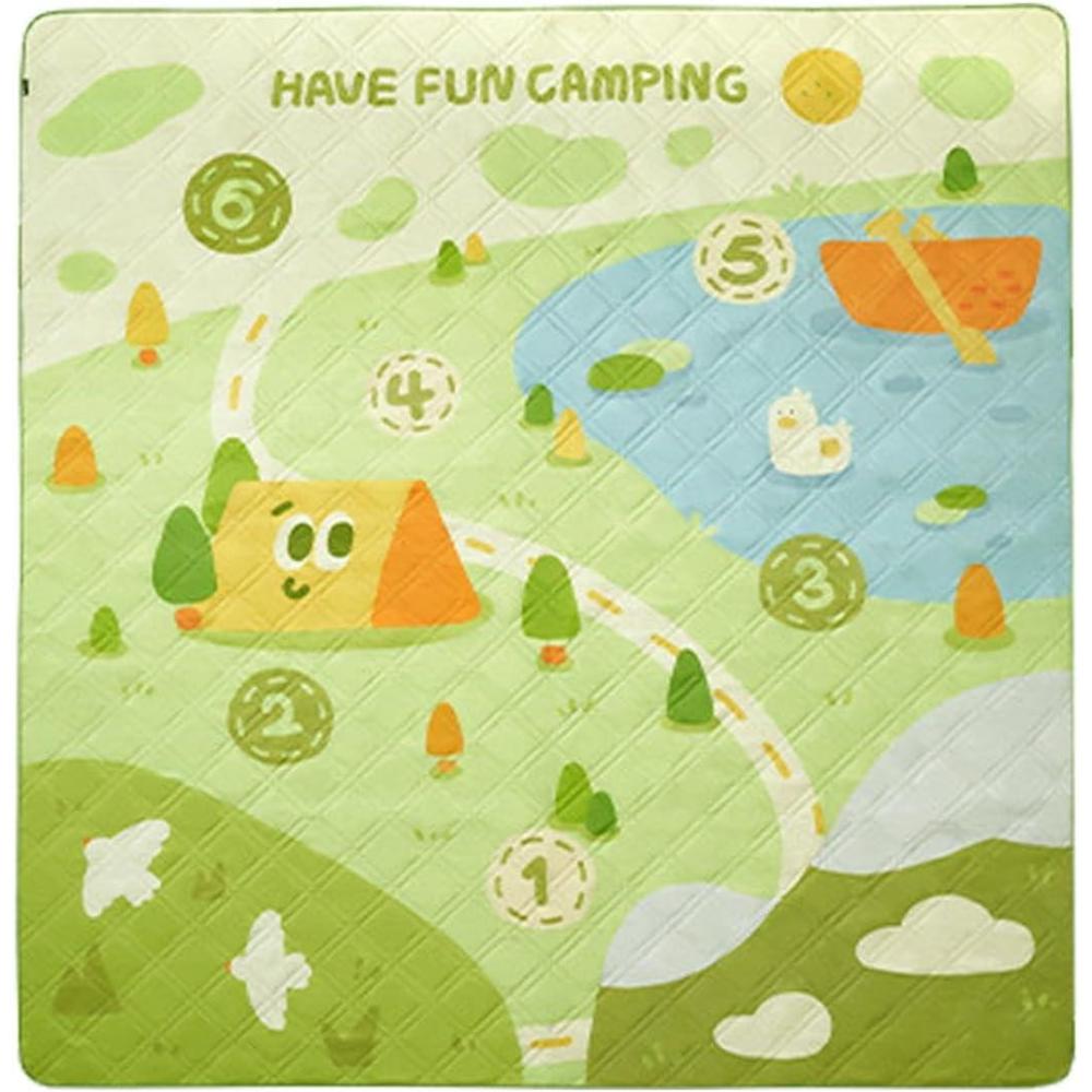 image:imageTapis dextrieur pour Le Camping couvertures de PiqueNique Couvertures Pliables sur Le thme des Jeux dextrieur quipement de Camping pour activits de Plein air Sangle de TransportE