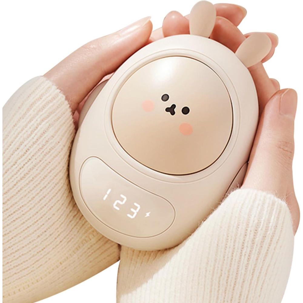 image:imageChauffemains rechargeable  Chauffage de poche tanche en forme de lapin  Chauffemains de camping pour hommes et femmes chaussettes de Nol pour camping en plein air