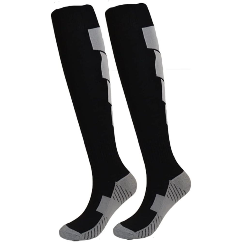 image:imageChaussettes de Sport for Hommes Running Chaussettes Compression Femmes Respirantes Femmes  vlo extrieur Bas de Football de BasketballBlack 2