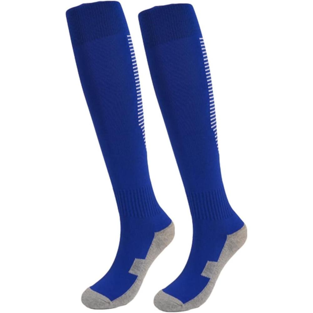 image:imageChaussettes de Sport for Hommes Running Chaussettes Compression Femmes Respirantes Femmes  vlo extrieur Bas de Football de BasketballBlue 1