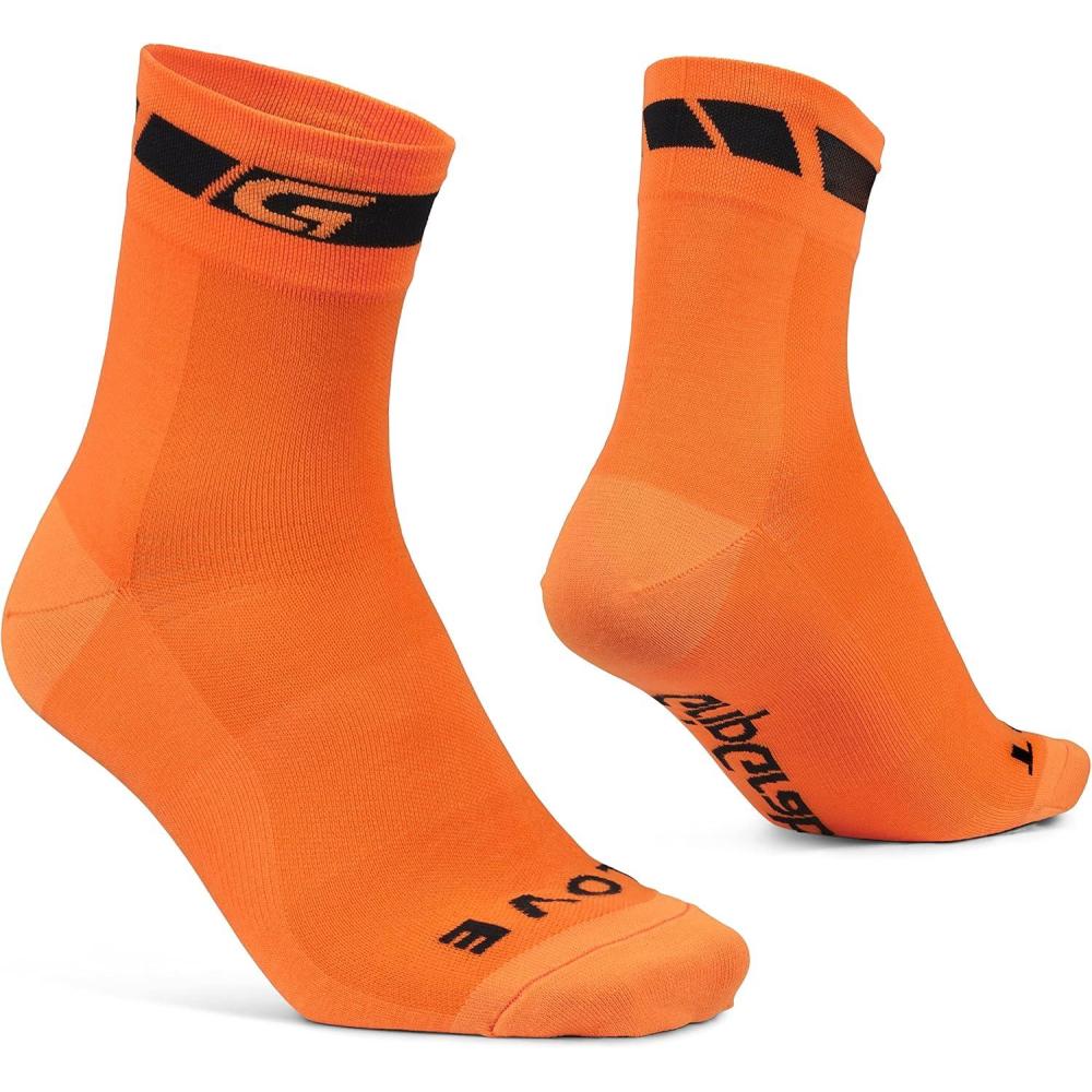 image:imageGripGrab Chaussettes t de Cyclisme Coupe Classic Regular Lot de 1 et 3 Paires de Chaussettes Vlo de Course VTTOrange  1 Paire