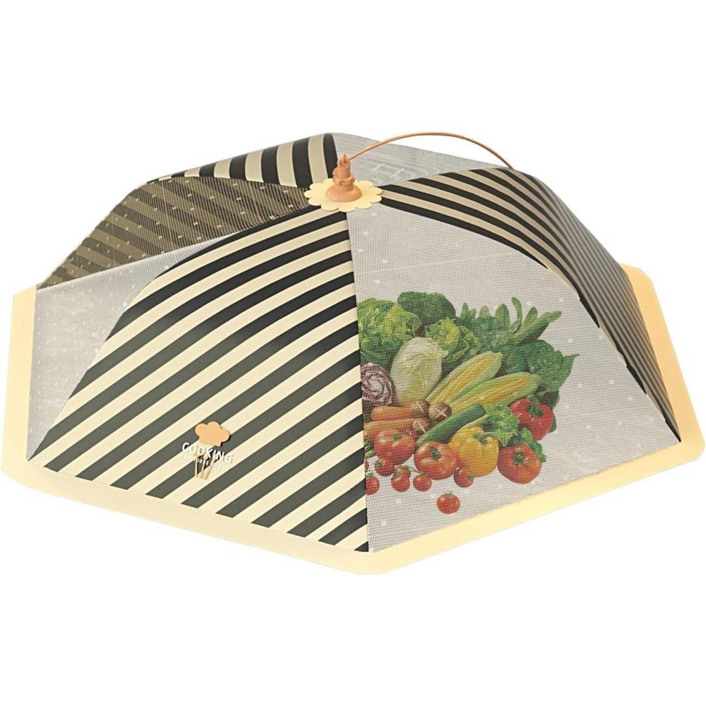 image:imageHousse alimentaire pliable pour nourriture de camping  Parapluie en maille fine respirante  lpreuve de la poussire pour les ftes en plein air les piqueniques les barbecues