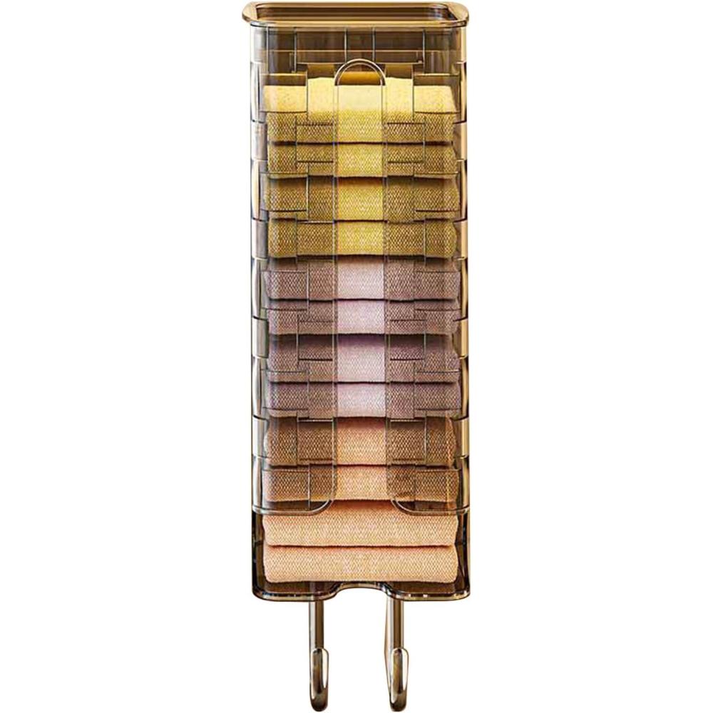 image:imageRangement pour chaussettes  Bote  vtements prs du mur sans perage  tanche  la poussire  Support pour chaussettes et sousvtements  Pour armoire chambre  coucher salle de bain