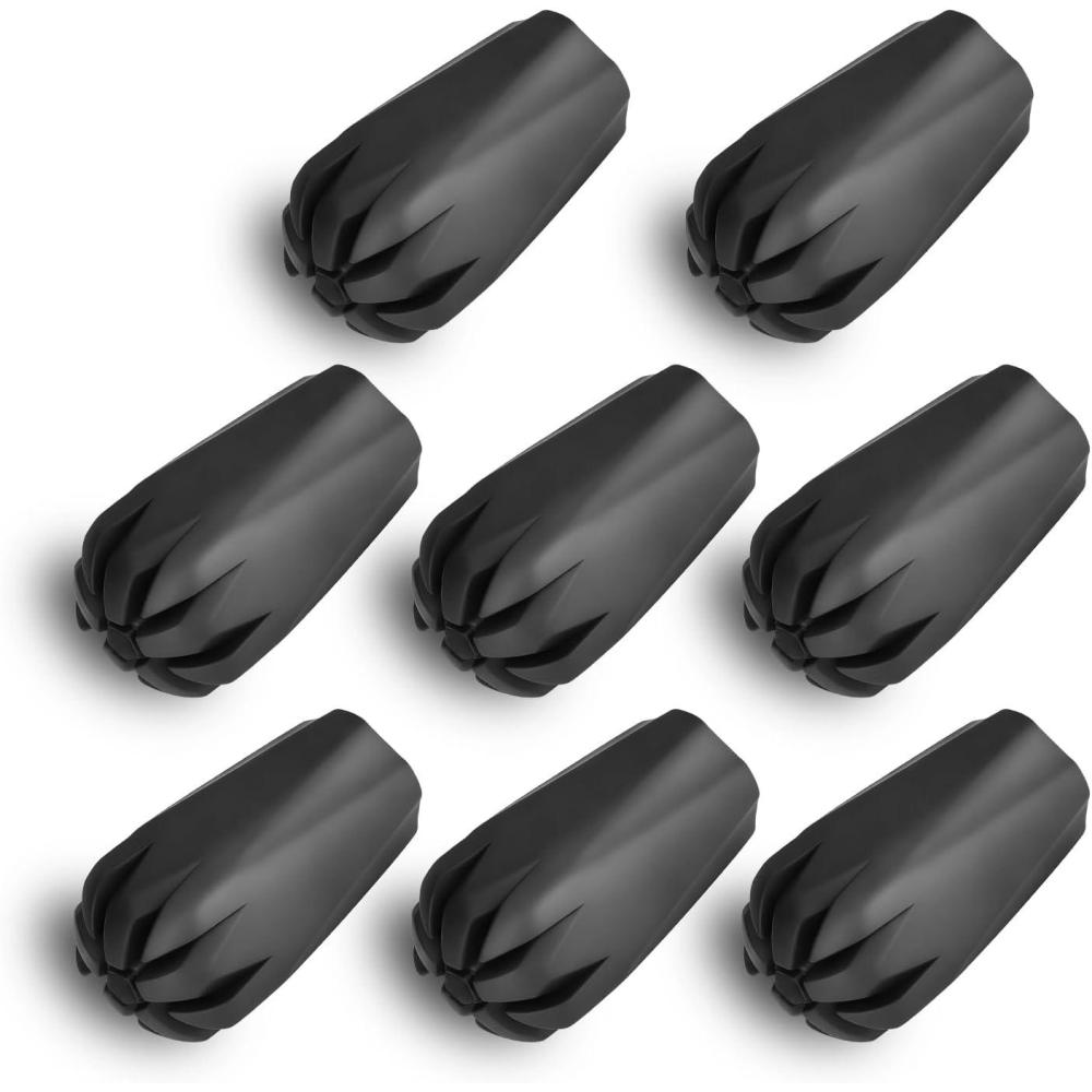 image:imagesupregear Embouts de Remplacement pour Bton de Trekkingrandonne Protecteurs En Caoutchouc Antidrapants pour Canne de Marche Diamtre Du Trou de 11 mm 04quot 8 Pices8