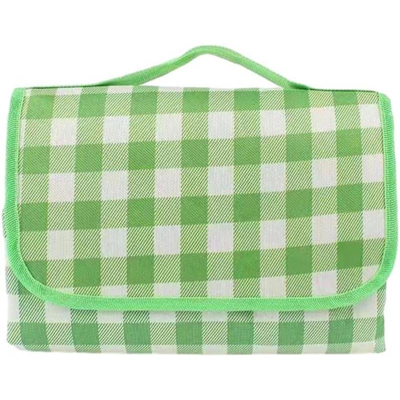image:imageCouverture de plage impermable de poche tapis de camping matelas portable tapis de piquenique tapis de plage pour lextrieurLittle Green Grid