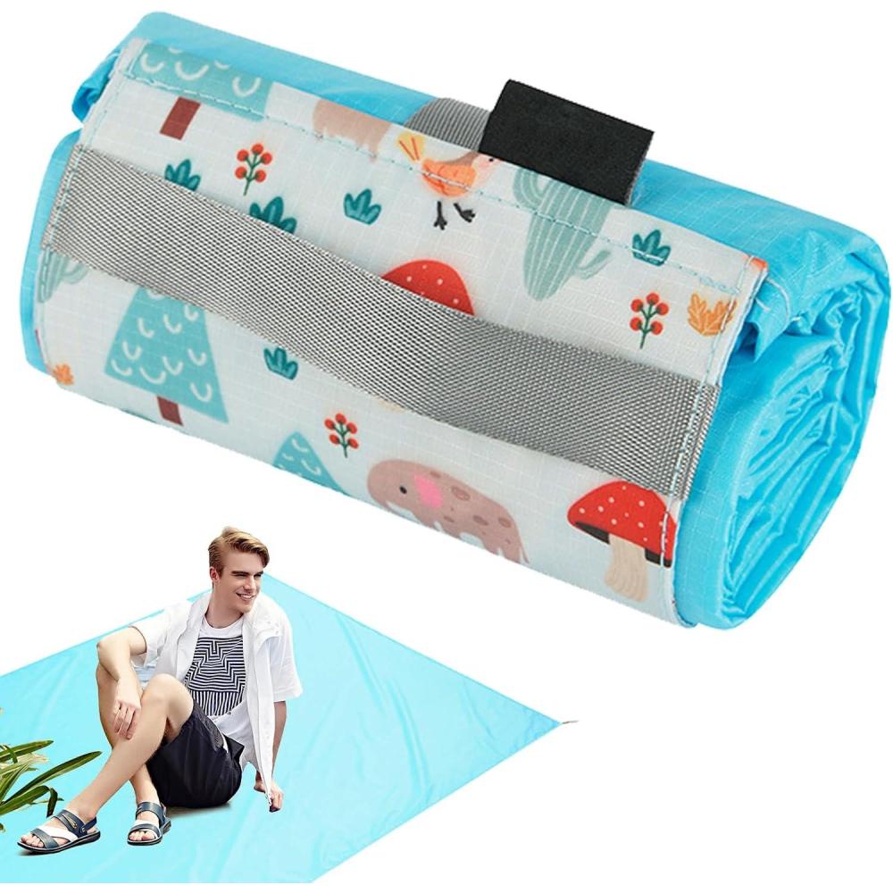 image:imageCouvertures de plage extrieures tapis de piquenique pliable  Couverture de plage tanche  Tapis extrieur  schage rapide  lpreuve du temps lavable pour le parc de randonne en campingM