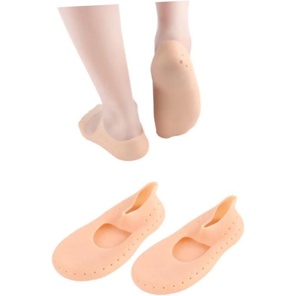 image:imageToddmomy Chaussettes Respirantes Piscine de Piscine Chaussettes de Plage Sport Chaussettes de Bateau lastiques Chaussettes de Bateau impermablesBeige