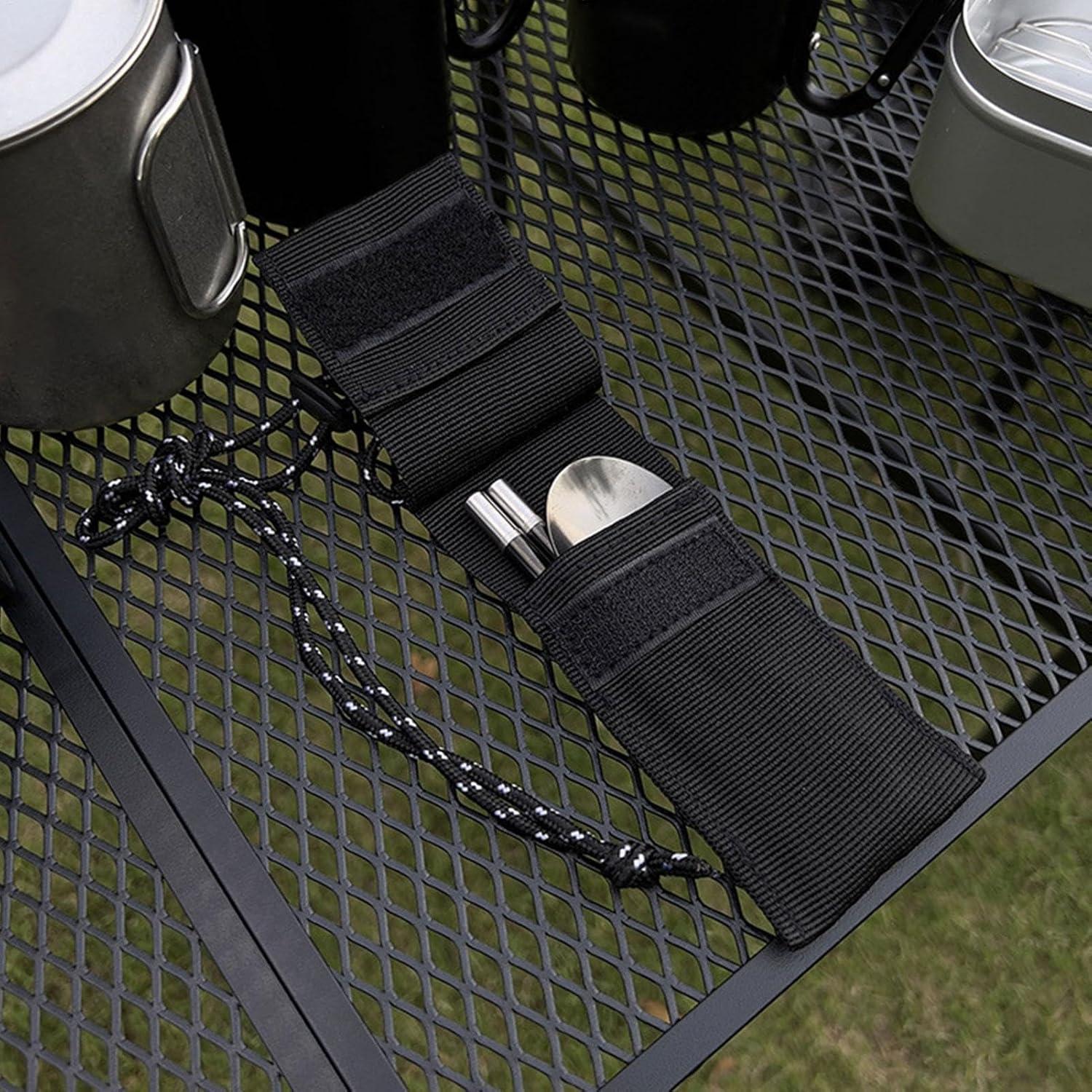 image:imageCamping Eating Ustensiles Travel Camping Couvertures Couvoirs Ustensiles de cuisson pliables de poche Fournitures touristiques multifonctionnelles pour les voyages en plein air pliants