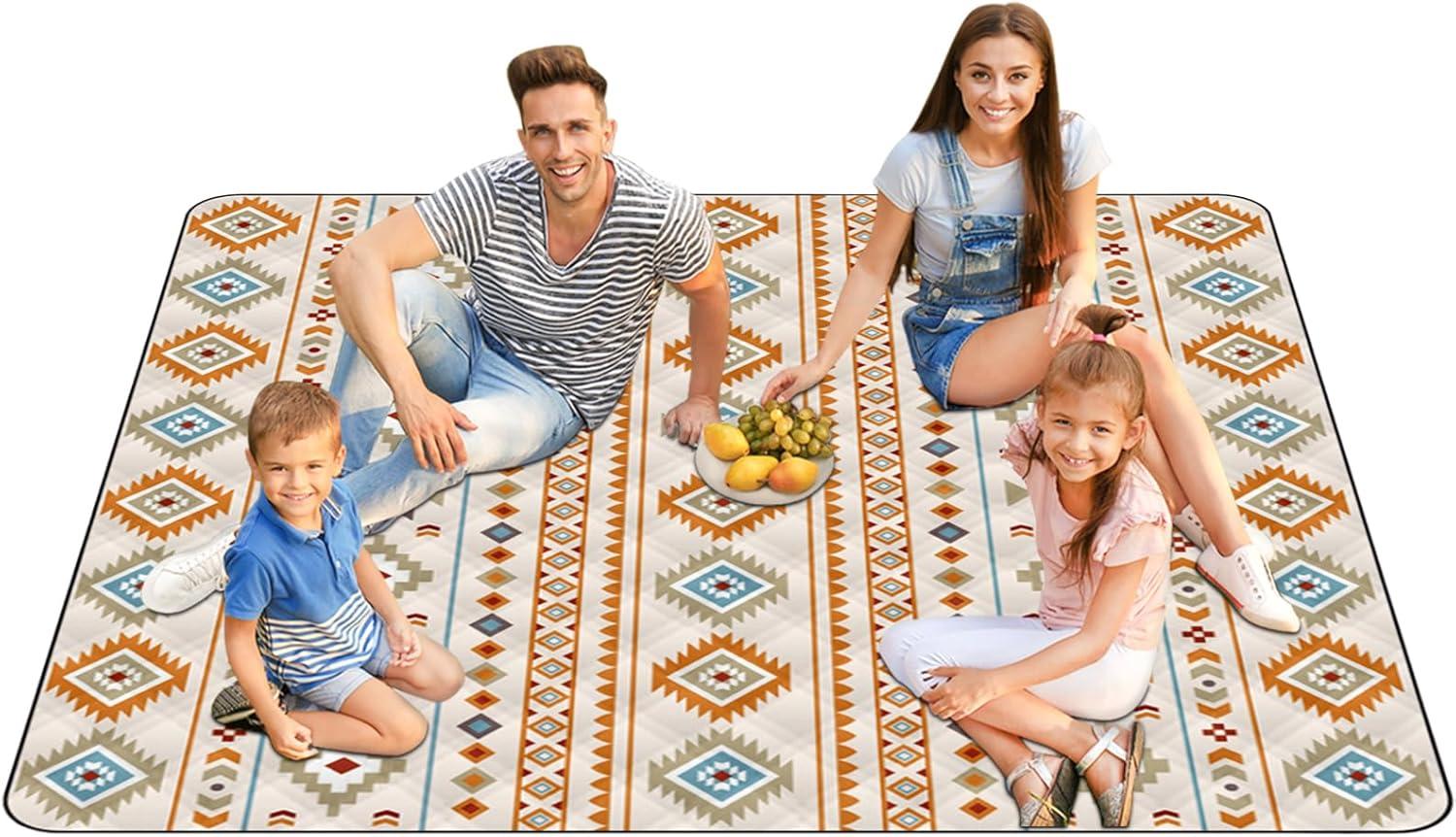 image:imageCouverture de piquenique pliable Couverture de piquenique impermable Antihumidit rsistant aux intempries Schage rapide Lavable Tapis pour camping randonne voyage activits de