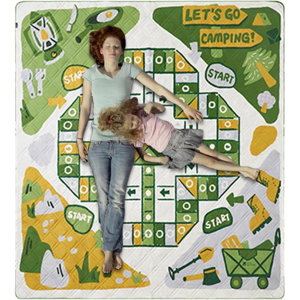 image:imageCouverture de piquenique  Pliable et lavable en machine Tapis de piquenique design terrain de jeu pour jardin parc camping salon pelouse stade de festivalA