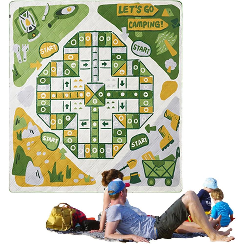 image:imageCouverture de piquenique pliable et lavable en machine  Tapis de plage sur le thme du jeu  Pour le camping le festival de musique lherbe la plage le salon la pelouse le parc leA