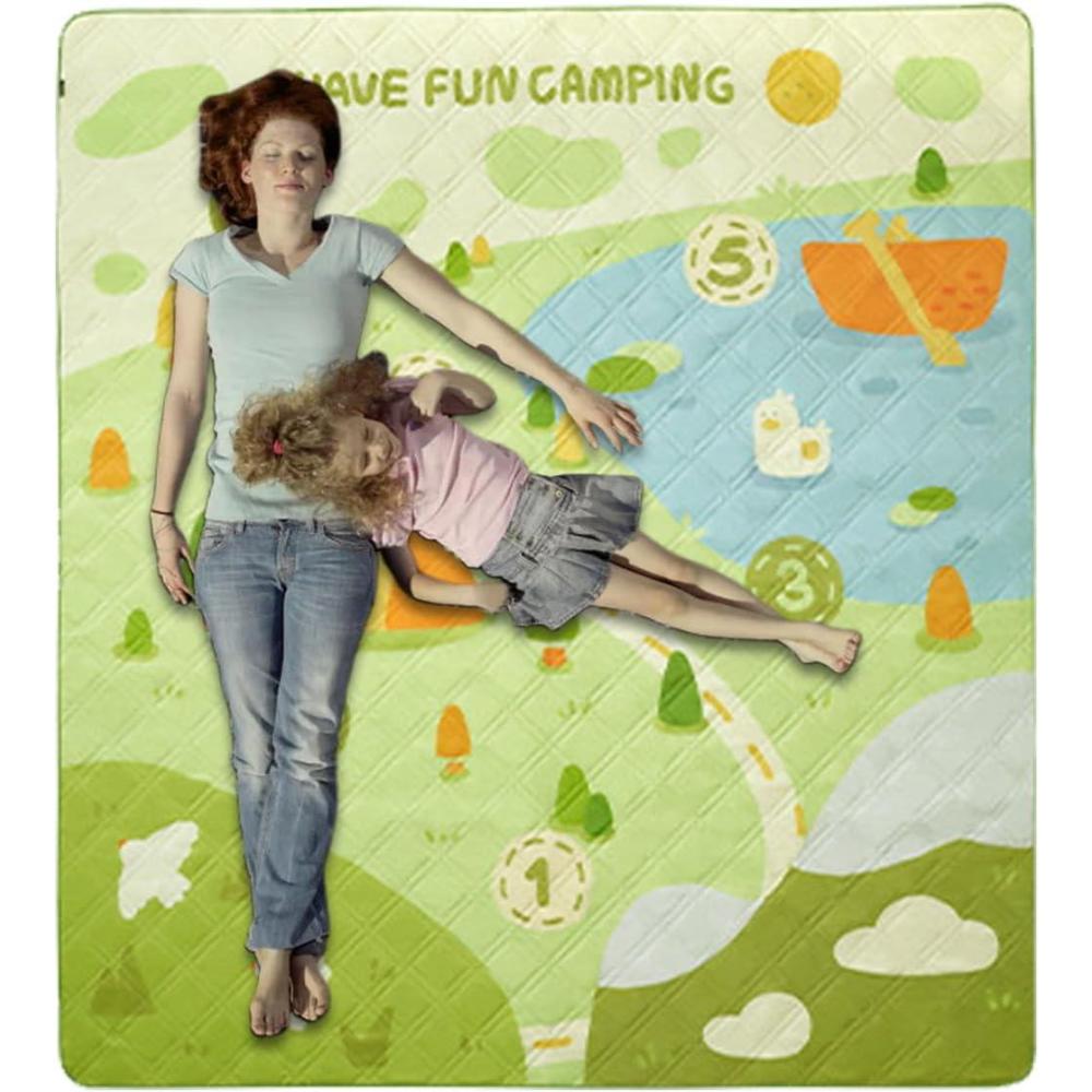 image:imageCouverture de piquenique pliable et lavable en machine Tapis de plage sur le thme du jeu Pour le camping le festival de musique lherbe la plage le salon la pelouse le parc leD