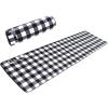 Grille noire et blanche