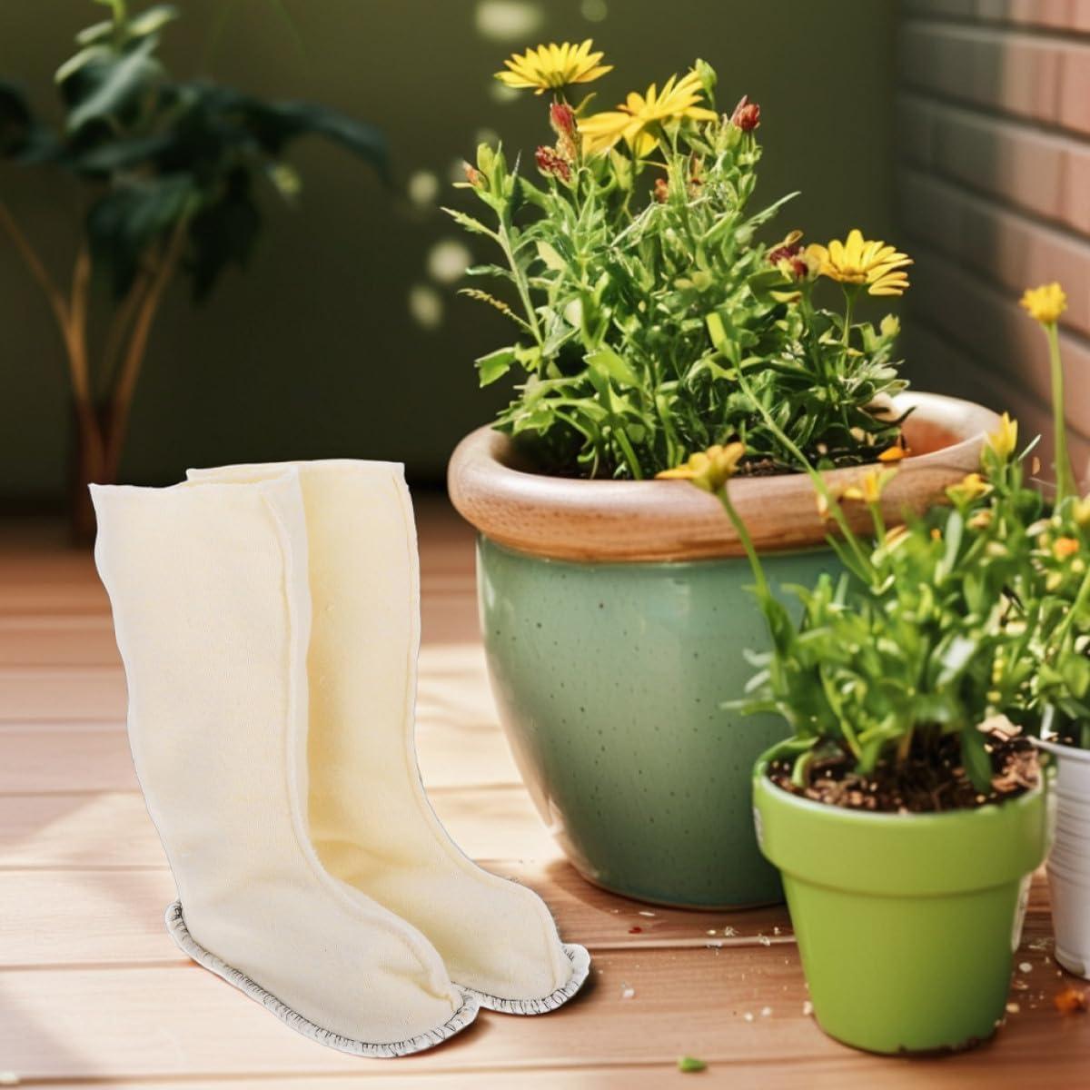 image:imageMipcase Lot de 2 Paires de Chaussettes Impermables Hautes Taille 42 en Doublure Chaude et paisse Accessoire Bottes de Pluie Homme Hiver Isolantes et Respirantes pour Marche et Travail