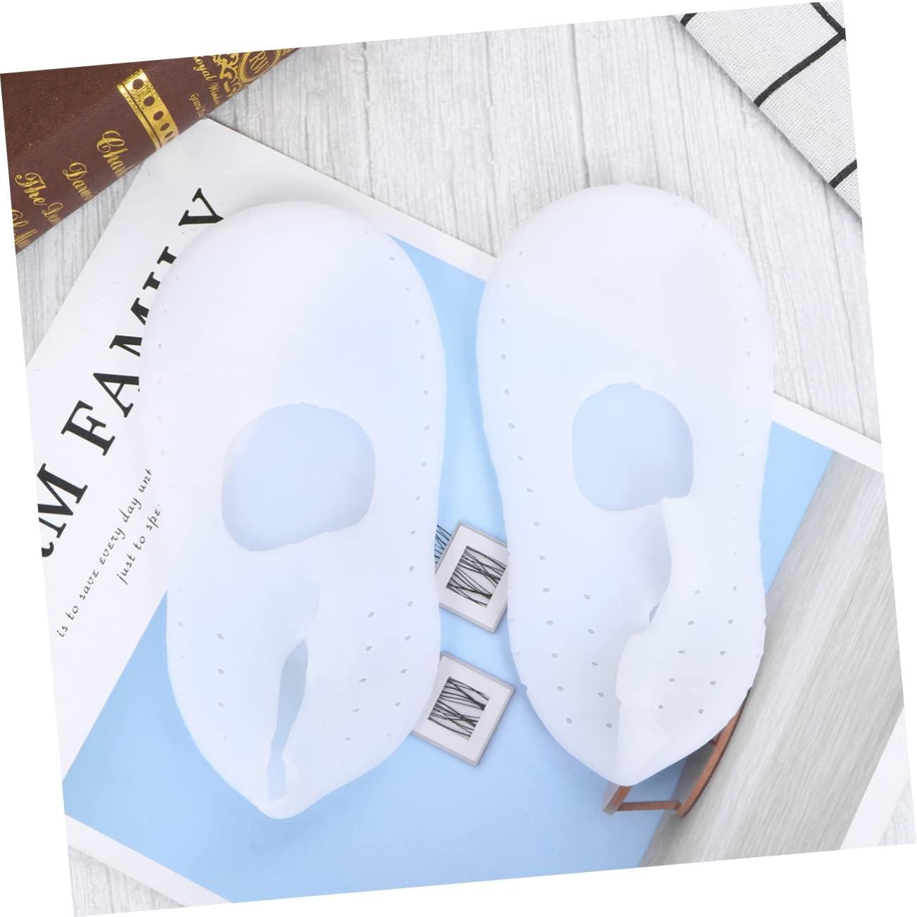 image:imageSosoport Chaussettes de Plage impermables Chaussette Etanche Chaussette impermable Chaussettes Inserts pour Plantaire Chaussettes de Bateau impermables BlancheBlanc