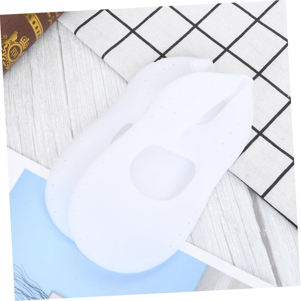 image:imageSosoport Chaussettes de Plage impermables Chaussette Etanche Chaussette impermable Chaussettes Inserts pour Plantaire Chaussettes de Bateau impermables BlancheBlanc