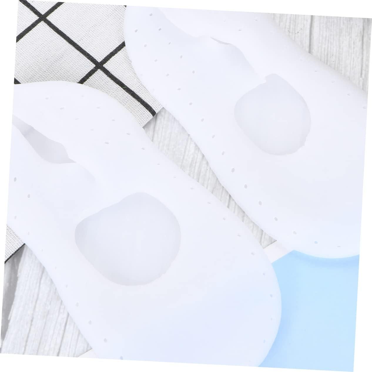 image:imageSosoport Chaussettes de Plage impermables Chaussette Etanche Chaussette impermable Chaussettes Inserts pour Plantaire Chaussettes de Bateau impermables BlancheBlanc