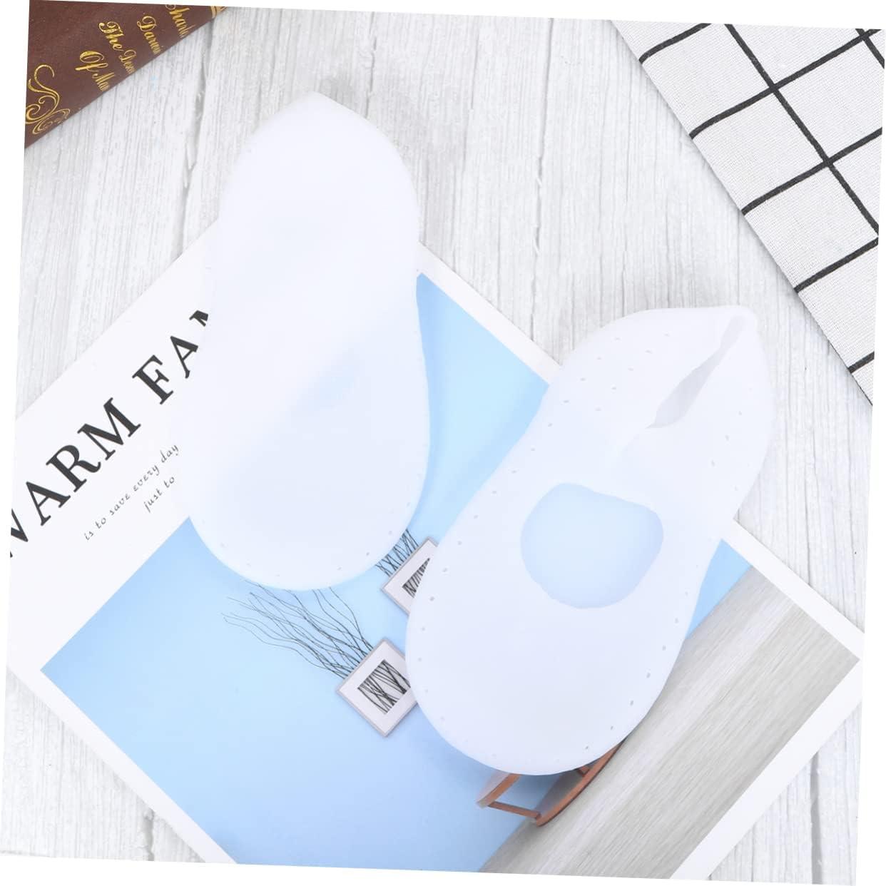 image:imageSosoport Chaussettes de Plage impermables Chaussette Etanche Chaussette impermable Chaussettes Inserts pour Plantaire Chaussettes de Bateau impermables BlancheBlanc