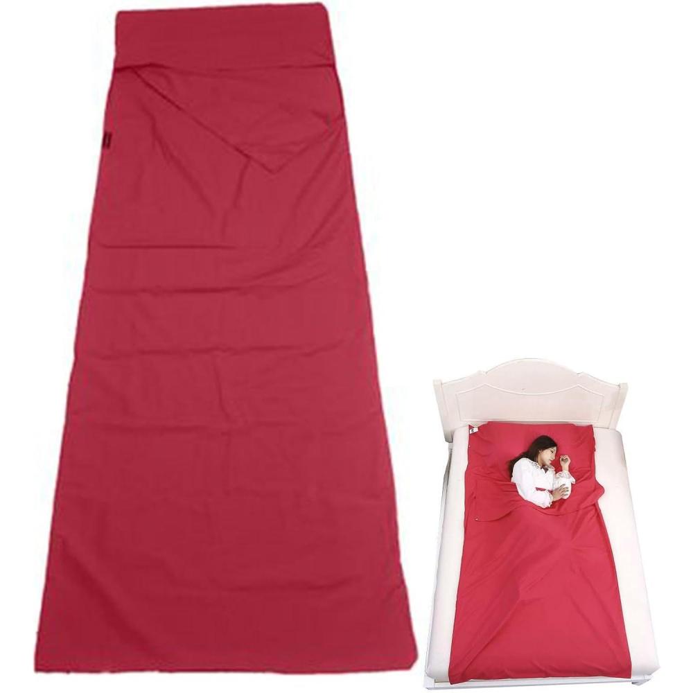 image:imageDoublure de Sac de Couchage  Sac de Couchage  Doublure Ultra lgre et rsistante  la salet draps de Camping et de Voyage pour Adultes doublures Confortables pour Les Voyages htels camBlonde